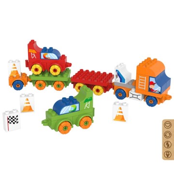 Biobuddie vrachtwagen en racers 1