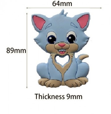 Kauw kat lichtblauw 3