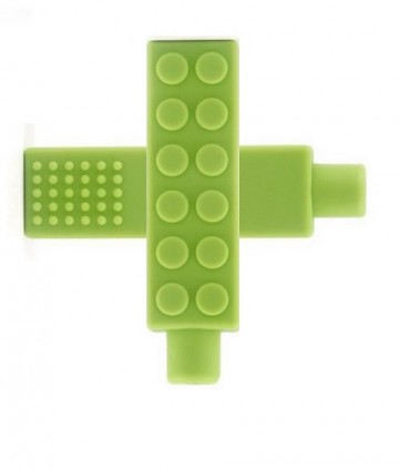 Kauwdop lego lichtgroen blokje 1