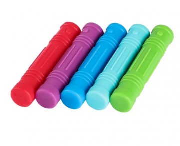 Kauwdop ribbels gekleurd 0