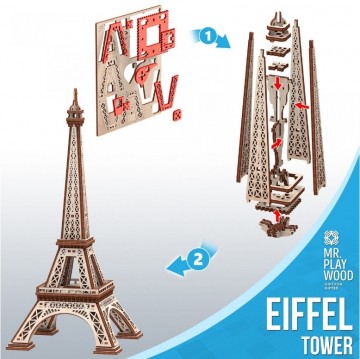 Mr playwood 3d puzzel eiffeltoren 2