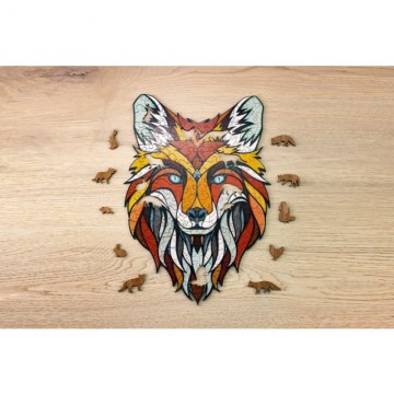 Wooden puzzle fox 1