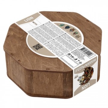 Wooden puzzle lion 5