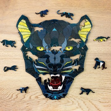 Wooden puzzle panther 5