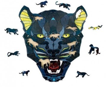 Wooden puzzle panther 6