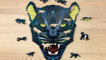 Wooden puzzle panther 7