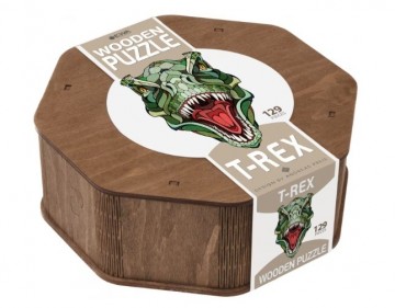 Wooden puzzle t rex 3