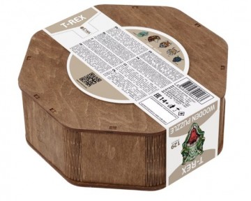 Wooden puzzle t rex 5